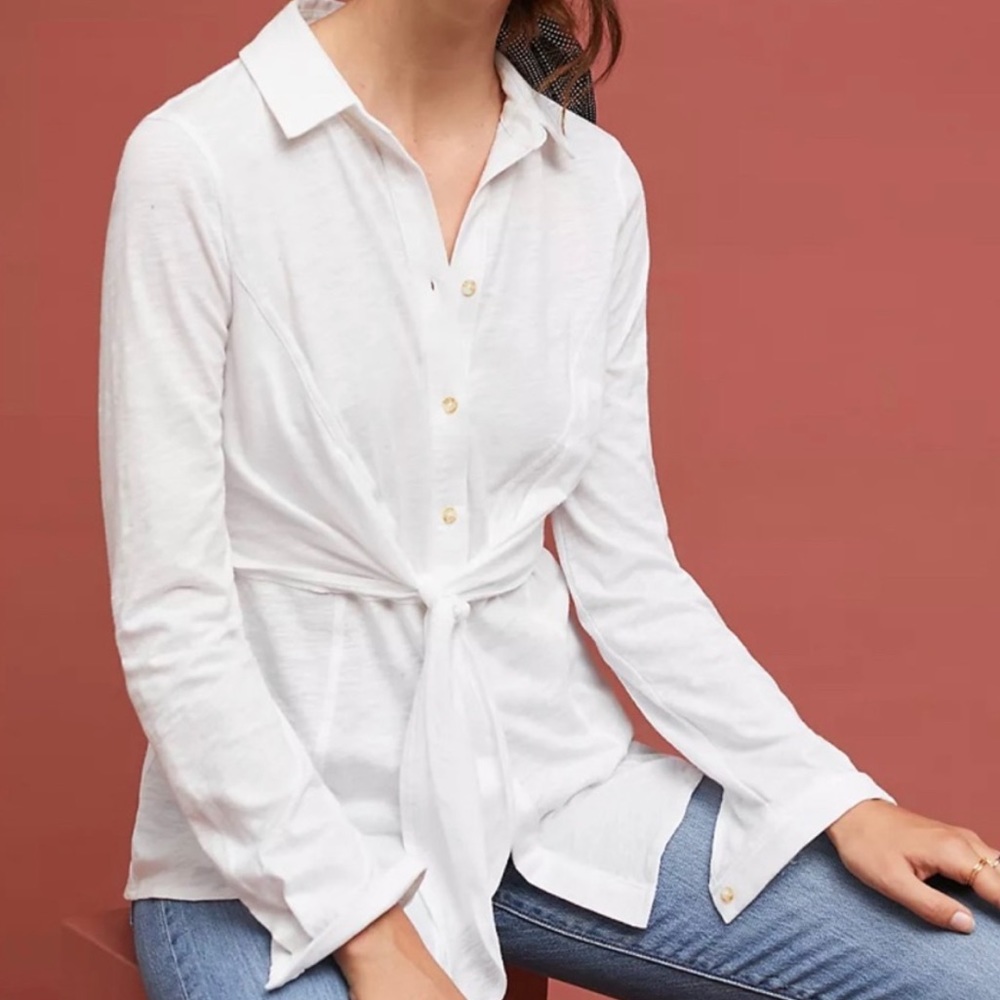 Maeve by Anthropologie White Top